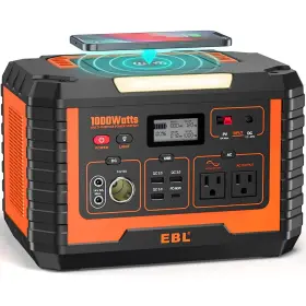 Mp1000 Grecell Ebl Portable Power Station 1000w Solar Generator Battery Backup Outdoor Camping