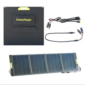 Gm400 Greenmagic 400w 40v Portable Foldable Solar Panel For Generator Power Station Rv