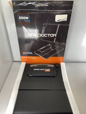 Grid Doctor 810070771096 200w Solar Panel Kit- Black