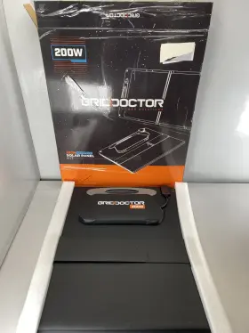 200w Grid Doctor 810070771096 Solar Panel Kit- Black