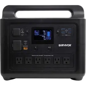 Gp-183-blk Griffin Survivor 1228wh/1000w Portable Power Station - Black