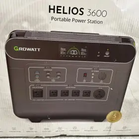 3600w Growatt 975609722353 Helios 3600 Portable Power Station - Output New