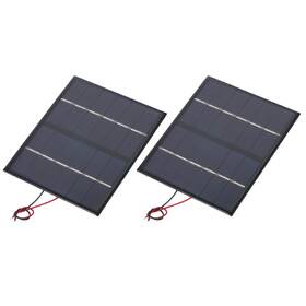 Gryfton 676766744870 2 Pcs 6v 1.68w 280ma Mini Solar Panels With Cable 110mm X 92mm