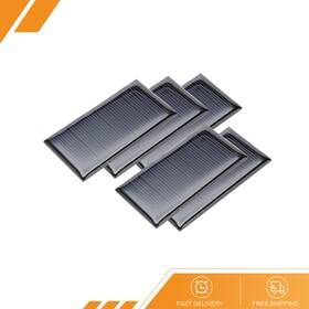 Gryfton 680811085344 5pcs 5v 60ma Poly Mini Solar Cell Panel Module Diy 68mm X 37mm
