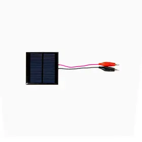 Gsc International 762047840345 Solar Cell 5 Volts 100ma 0.54 Watts. Size 70mm Square With One Red And