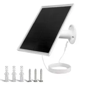 Gulisot 792671592174 Solar Panel Charger For Security Camera 6w Usb With
