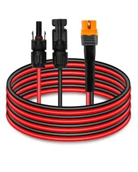 Stynljx09 Guziko 12awg 25ft Solar Charging Cable Xt60i Connecting Harness For Portable