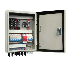 Gxelzk 758355379356 Gx Electrical Solar Combiner Box With 6 Strings 80 A Circuit Breakers. This