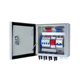 Gxelzk001 Gxelzk 764187160871 Hardcover Solar Combiner Box With 4 Strings 80 A Circuit Breakers. This Pv C