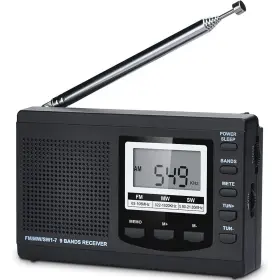 Hrd-310 Hanrongda Am Fm Shortwave Radio Portable With Excellent Reception And Backlit Battery