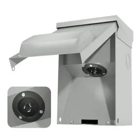 Ss2-50p Hayohrt Ha0097 50 Amp Generator Inlet Box Pre-drilling Nema Power For 3-pr