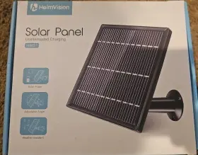 Hmd2 Heimvision Hms1 Solar Panel For Micro Usb 5.5v 0.6a 3w