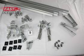 Hendrick Renewable Energy Llc 445027812855 Solar Panel Mounting Kit To Mount For 10 Panels With Clamps L-brackets &