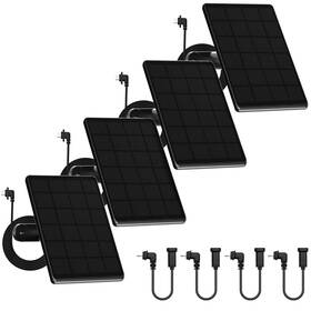 Hertekdo 795501201062 4 Pack 6w Solar Panel For Blink Camera High-efficiency Monocrystalline Silic