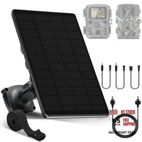 Hertekdo 795501201345 6w Solar Panel For Trail Camera High-efficiency Monocrystalline Silicon