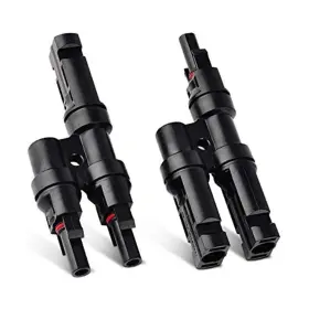 Hetech 782003717771 T Branch Solar Connectors Y Connector 1000v 30a Ppo Waterproof