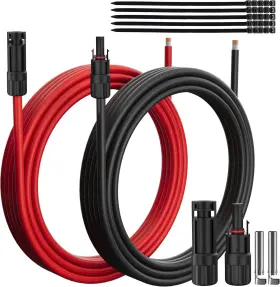 B0dftps8fz Hifind 10awg Solar Extension Cable 100 Ft Pannel Tinned Copper Wire With