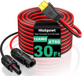 Hiutgowt 774882789345 12awg Xt60 Solar Cable 30ft To 3 10 15 20 25 40 50ft Pa