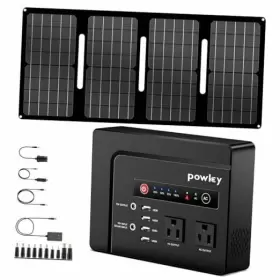Hp200 Hksy 200w Portable Power Station With Solar Panel 40w Foldable