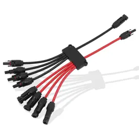20225903 Hneekyr Solar Parallel Connectors For 4 Panels Tool-free Panel Connector