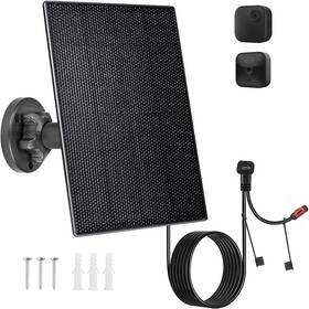 Hnnchey X003 Solar Panel Charger For Blink Camera 3w Kit Build-in 2600mah Rechargeable