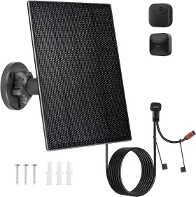 X003 Hnnchey Solar Panel Charger For Blink Camera 3w Kit Build-in 2600mah Rechargeable
