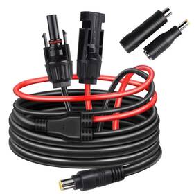 Hnyyzl Hnx100 Panel Adapter Mc4 To Dc 8mm 6ft 12awg For Jackery Yeti Heavy Duty