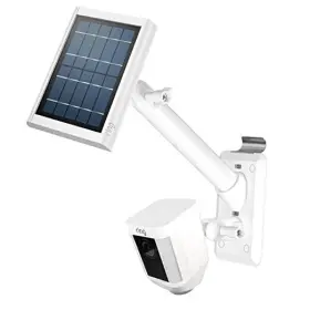 F147we Holaca 2-in-1 Vinyl Siding Clips For Ring Solar Panel Spotlight Cam White