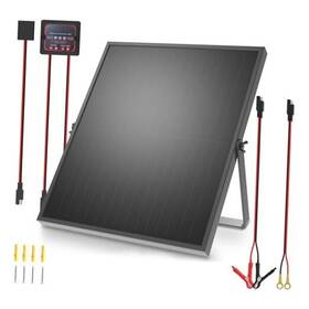 Horleisol 607607088297 25w Solar Panel Kit With Smart Mppt Controller 12v Waterproof Battery