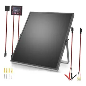 Horleisol 607607088297 25w Solar Panel Kit With Smart Mppt Controller 12v Waterproof Battery