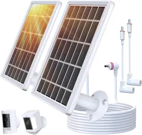 Hpdmsos 445005838860 Solar Panel Charger For Ring Camera Camcorder Compatible With Rin