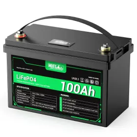 Hbt12100lfp-s48sc Hqst 12v 100ah Lithium Iron Phosphate Lifepo4 Battery With Led Display