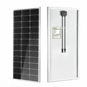 Hqst-100d-ss Hqst Hot Hast 100 Watt 12v Monocrystalline Solar Panel With Connectors