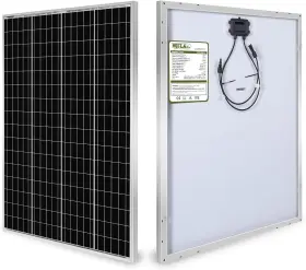 Hsp100dl-36 Hqst 100w 12v 9bb Monocrystalline Solar Panel Compact Size Module With Up To