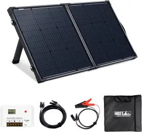 Hqst Solar 445004544540 Portable Panel Suitcase With 30 Amp Pwm Charge Controller For Generat