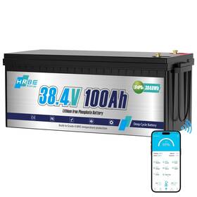 Hrbeenergy Hrbeenergy36100-522 36v 100ah Lifepo4 Lithium Battery 10000 Deep Cycles 200a Bms For Golf Cart Rv