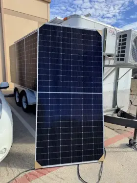 Ht72-18x-550 Htc 550 Watt Bifacial Solar Panels. 70 Pounds. 48 Inch Leads. 50 Volt Open Circuit