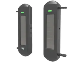 Htzsafe 605244294699 Solar Wireless Outdoor Photoelectric 3 Beam Sensor Waterproof Ip66