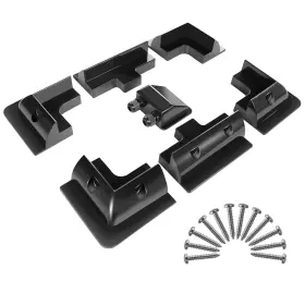 Hrvzj-7b Hulknpew 7pcs Solar Panel Mount Brackets Kit For Rv Roof Boat Drill-free Abs