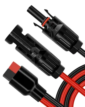 Huquzn 710436978889 12ft Solar Cable Compatible With Anderson Adapter And Connector 10awg Sola