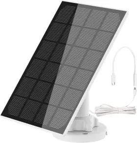 Hxview 313096886817 3w Solar Panel For Security Camera 5v Charger Micro Usb And Usb-c