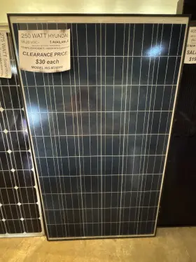 His-m250mg Hyundai 250w Pr Pre-owned Solar Modules