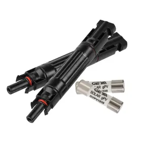 Mc4-fuse-10a Igoye 2 10a 1000v Solar Fuse Ip67 Holder Inline Pcs Pv Panel String