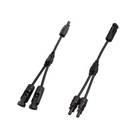 Igoye Mc4-y2-bag 1 30a 1000v Solar Connectors Connector Pv Wire Connect 1 To 2 Y Branch Pv