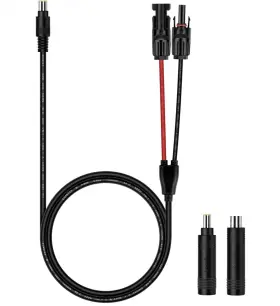 Igreely 313044058020 Solar Panel To 8mm Adapter Cable Dc Connector With 5.5x2.5mm Converter