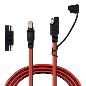 Fgd-ad-177 Igreely Dc 8mm Male To Sae Connector Adapter 14 Gauge Cable Wire Compatible With Expl
