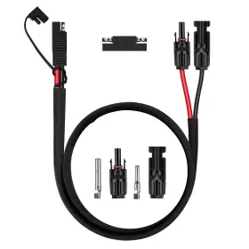 Ig-mcsa01 Igreely Solar Panel Connector Cable 10awg Sae To Male And Female Adapter Pv Extension