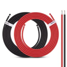Ig-spw-81012 Igreely 12awg Solar Panel Wire 60ft Tinned Copper Uv Resistant Cable For Rv Marine