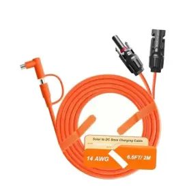 Solar-dc8mm-oran Ihaospace Oran-solar-dc8 Solar Panel Connector To Dc 8 Mm Adapter Charging Cable