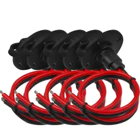 Sae-1201 Imestou 5pcs Sae Plug Solar Socket Weatherproof Sidewall Port Diy Cord 12